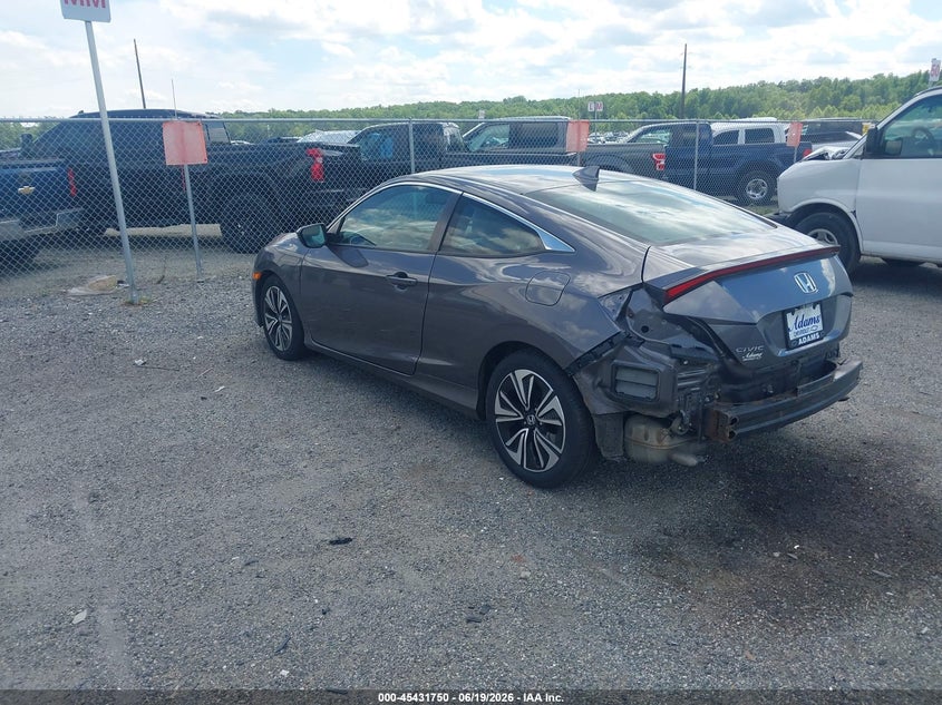 2017 HONDA CIVIC COUPE 1.5L I-4 DI, DOHC, VVT, TURBO, 174HP