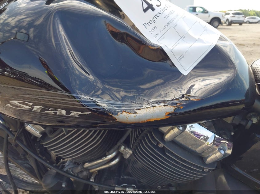 2009 Yamaha Xvs650 A/At VIN: JYAVM01EX9A131007 Lot: 45431755
