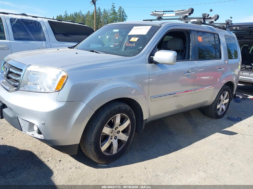 Vin: 5fnyf4h98eb030030, lot: 45929873, honda pilot touring 20142