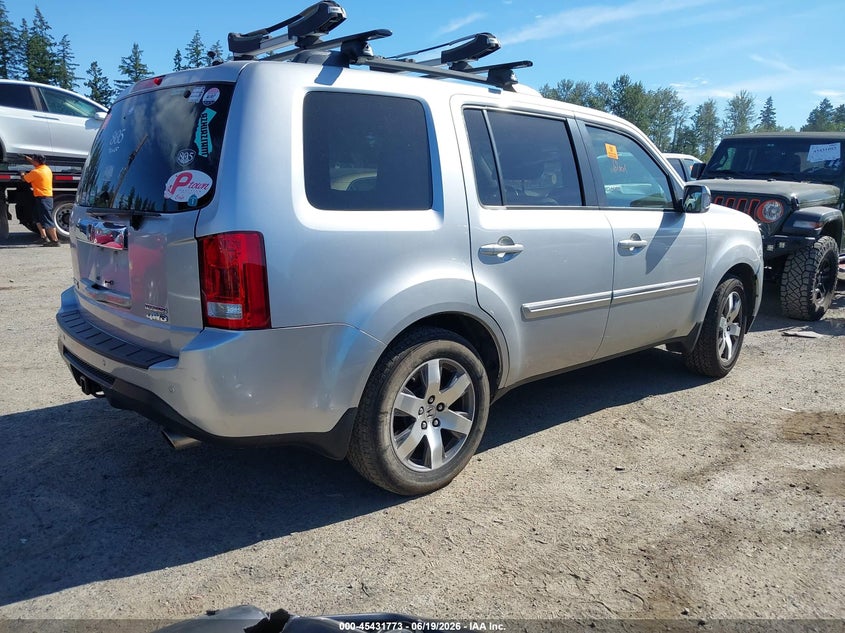 Vin: 5fnyf4h98eb030030, lot: 45929873, honda pilot touring 20144