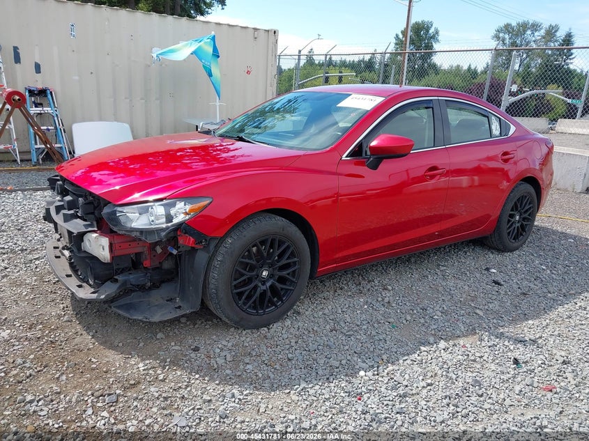 Vin: jm1gj1u57g1430202, lot: 45929881, mazda mazda6 i sport 20162
