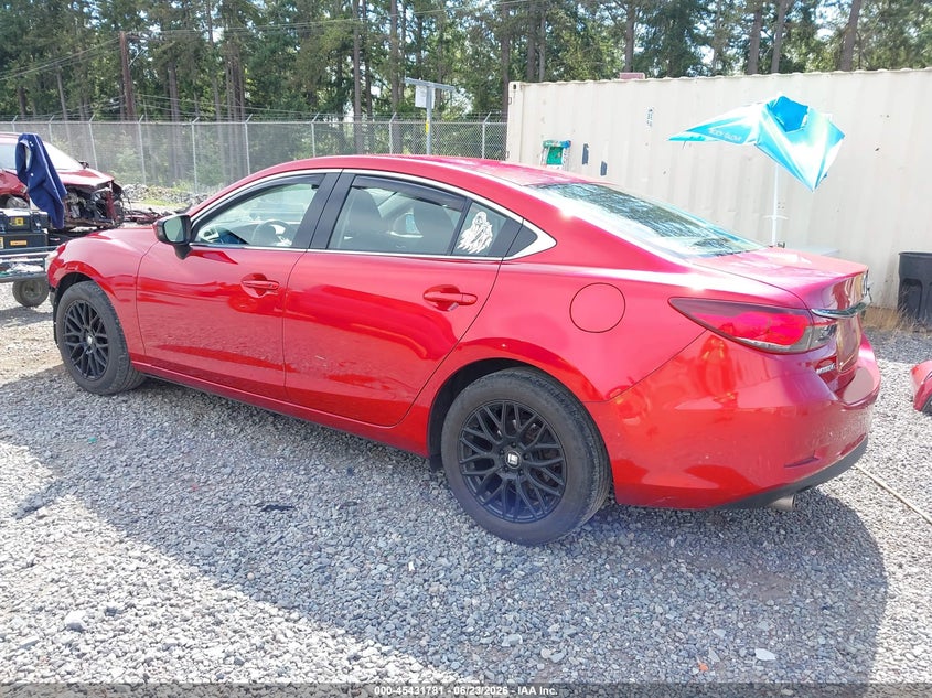 Vin: jm1gj1u57g1430202, lot: 45929881, mazda mazda6 i sport 20163