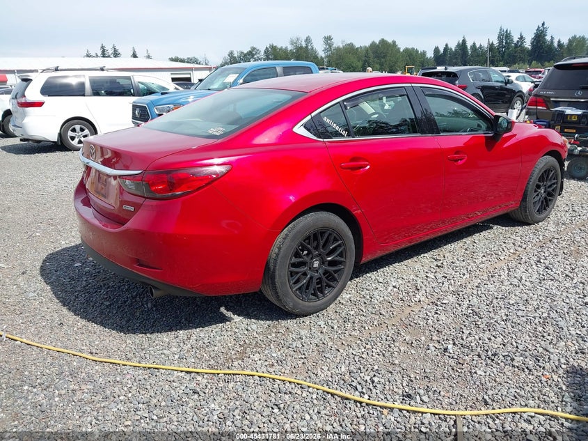 Vin: jm1gj1u57g1430202, lot: 45929881, mazda mazda6 i sport 20164