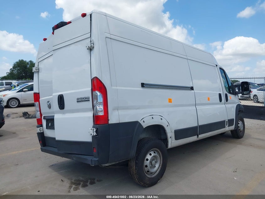 Vin: 3c6lrvdg6pe563845, lot: 45929902, ram promaster 2500 high roof 159 wb 20234