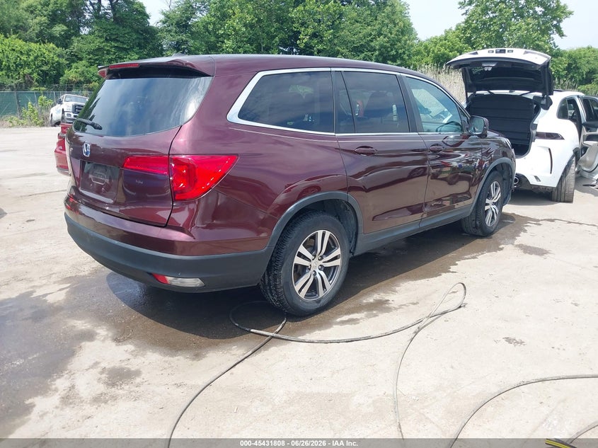 Vin: 5fnyf5h31gb018659, lot: 45929908, honda pilot ex 20164