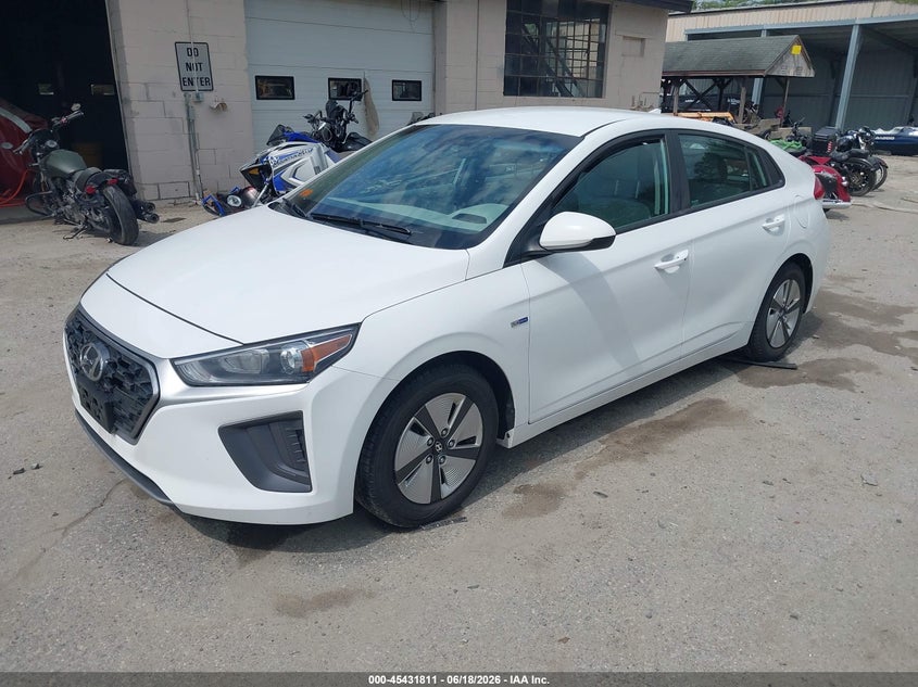 2020 HYUNDAI IONIQ HYBRID BLUE — Photo 2