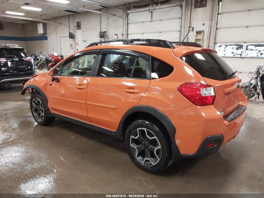 Vin: jf2gpakc4e8321752, lot: 45929915, subaru xv crosstrek 2.0i limited 20143