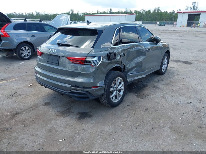 Vin: wa1decf34s1035301, lot: 45930005, audi q3 premium 45 tfsi s line quattro tiptronic 20254