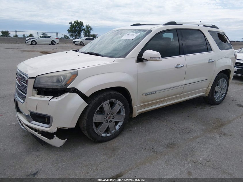 Vin: 1gkkvtkd6ej324104, lot: 45930021, gmc acadia denali 20142