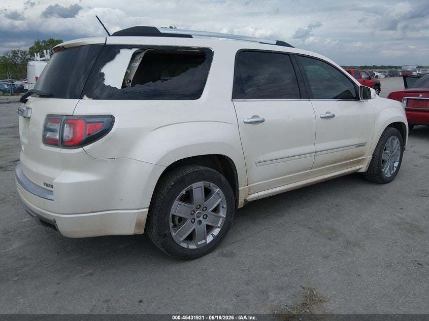 Vin: 1gkkvtkd6ej324104, lot: 45930021, gmc acadia denali 20144