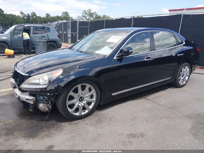 Vin: kmhgh4jh4du068962, lot: 45930050, hyundai equus signature 20132