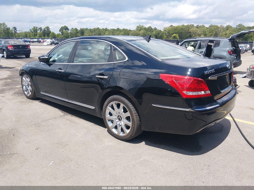 2013 HYUNDAI EQUUS auction photo 3