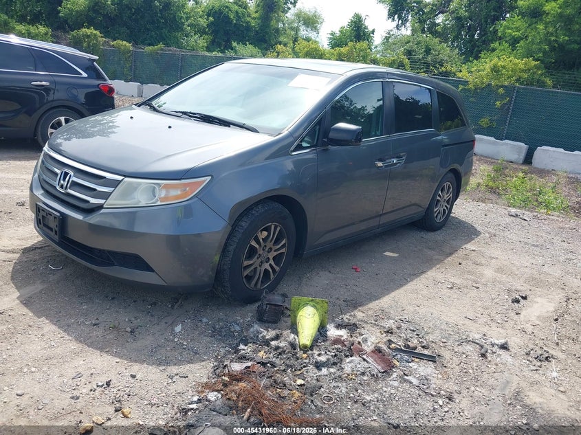 2012 Honda Odyssey Ex-L 5FNRL5H66CB050184 photo 1