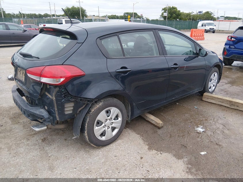 Vin: knafk5a86h5698048, lot: 45930068, kia forte lx 20174