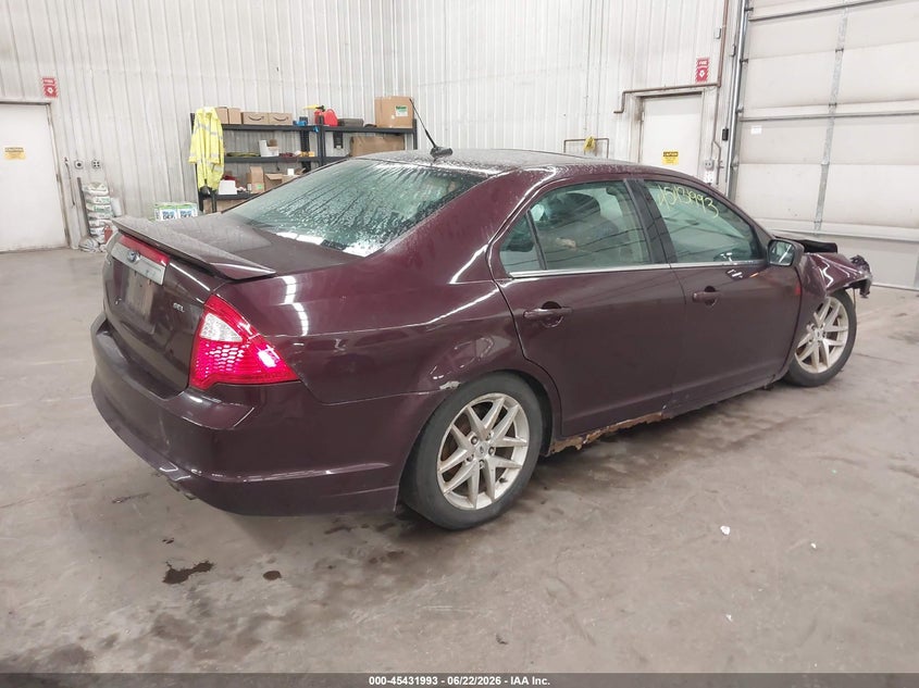 Vin: 3fahp0ja4br297434, lot: 45930093, ford fusion sel 20114