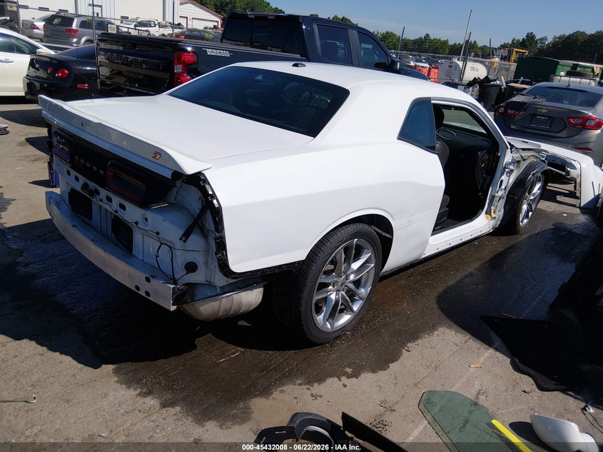 Vin: 2c3cdzkg9nh192350, lot: 45930108, dodge challenger gt awd 20224