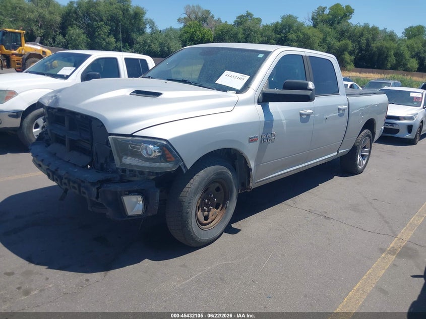 Vin: 1c6rr7ut6gs342133, lot: 45930205, ram 1500 sport 20162