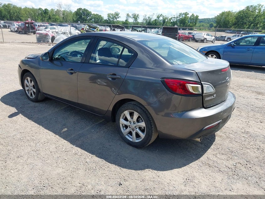 Vin: jm1bl1vg7b1415518, lot: 45930209, mazda mazda3 i touring 20113