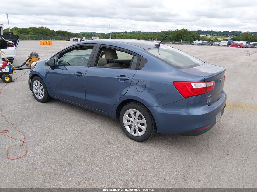 Vin: knadm4a35g6641932, lot: 45930212, kia rio lx 20163
