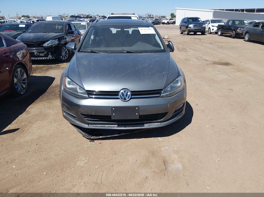 2015 Volkswagen Golf Sportwagen Tdi Sel 4-Door VIN: 3VWCA7AU4FM501187 Lot: 45432216