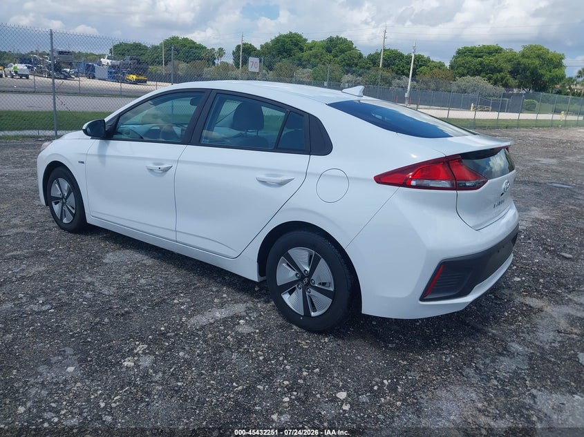 Vin: kmhc65lc8lu233311, lot: 45930351, hyundai ioniq hybrid blue 20203