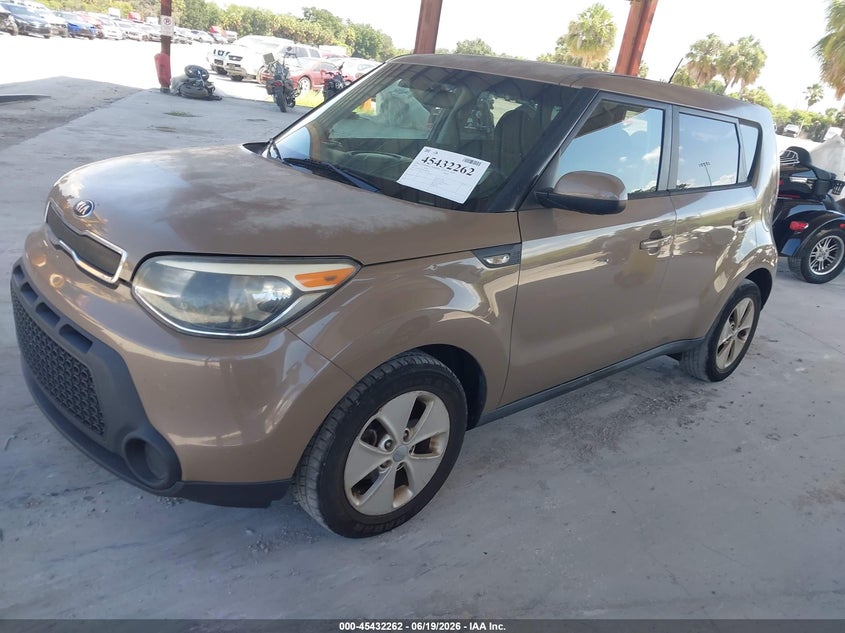 2014 Kia Soul, Обычный износ, IAAI, VIN KNDJN2A29E7096386 — фото 2