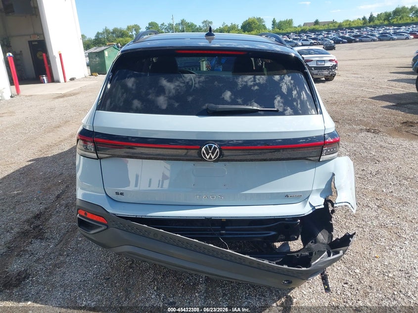 2026 Volkswagen Taos Se Black VIN: 3VV2C7B25TM020495 Lot: 45432308