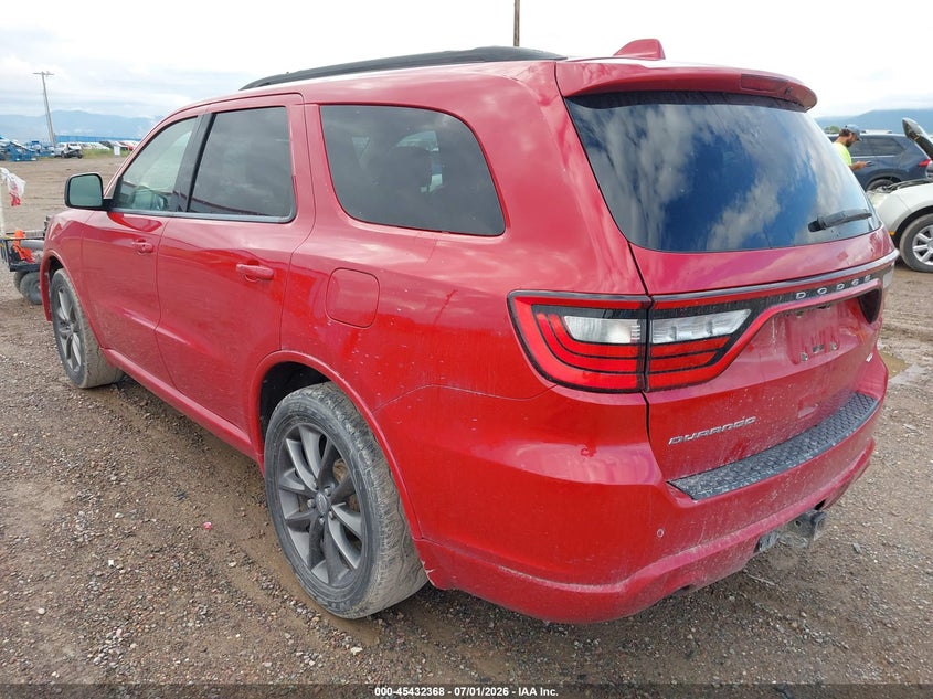 Vin: 1c4rdhdg9jc413617, lot: 45930468, dodge durango gt rwd 20183