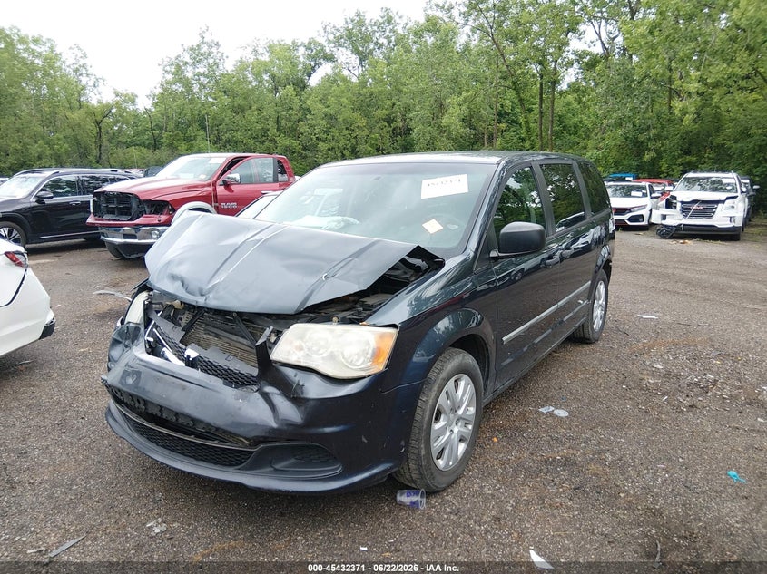 Vin: 2c4rdgbg9er161488, lot: 45930471, dodge grand caravan american value pkg 20142