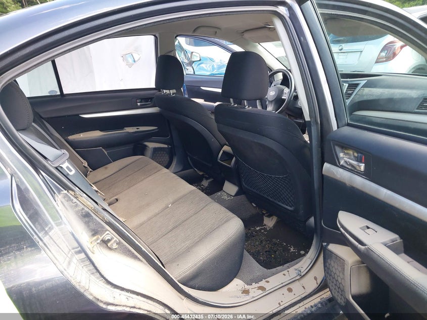 2013 SUBARU LEGACY SEDAN 2.5L H-4 DOHC, VVT, 173HP
