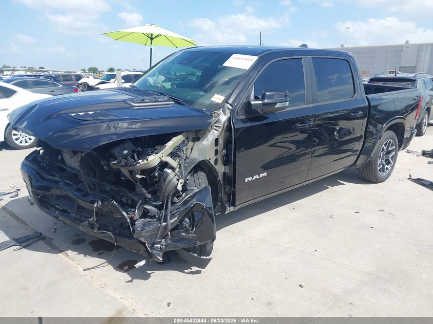 Vin: 1c6srfjp1sn694174, lot: 45930544, ram 1500 laramie  4x4 5'7 box 20252