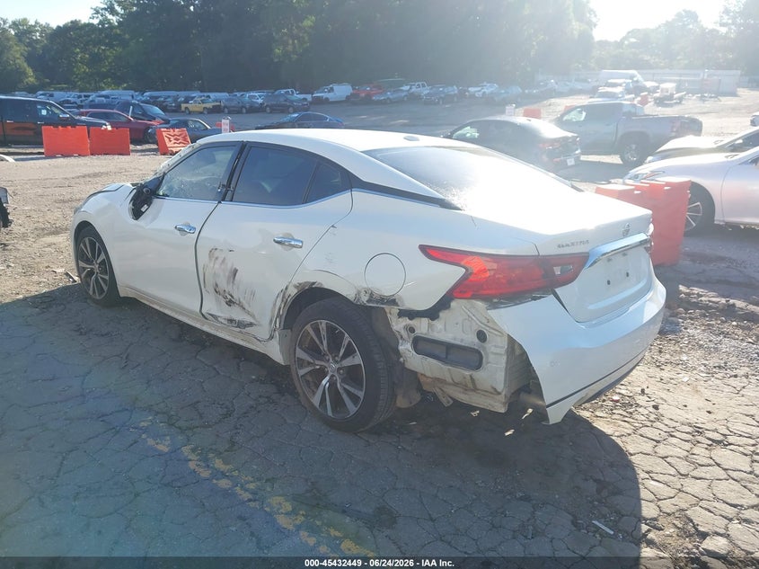 Vin: 1n4aa6ap8jc370909, lot: 45930549, nissan maxima 3.5 sv 20183