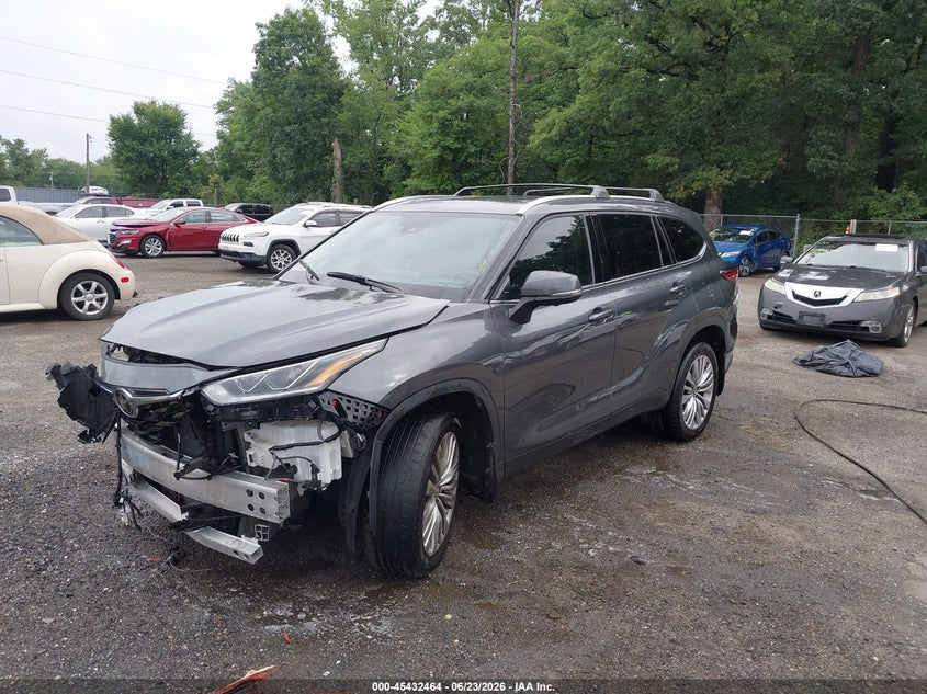 Vin: 5tdkdrah9ps042440, lot: 45930564, toyota highlander platinum 20232