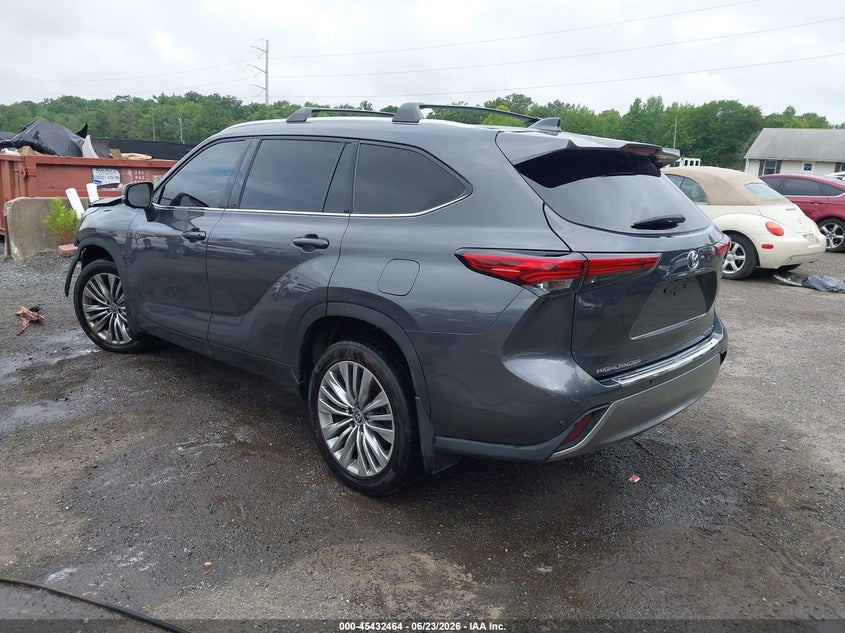 Vin: 5tdkdrah9ps042440, lot: 45930564, toyota highlander platinum 20233