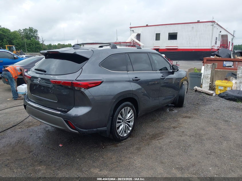 Vin: 5tdkdrah9ps042440, lot: 45930564, toyota highlander platinum 20234