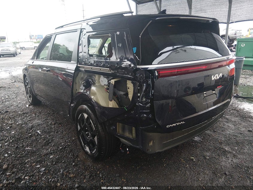 Vin: kndnc5k3xt6615416, lot: 45930587, kia carnival mpv ex 20263