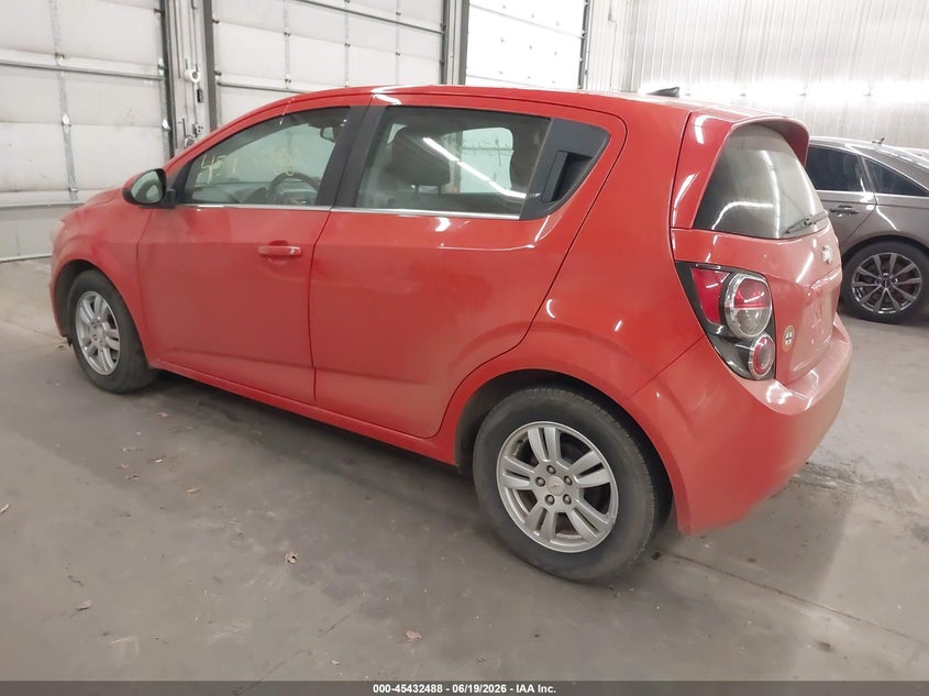 Vin: 1g1jc6sh5c4102871, lot: 45930588, chevrolet sonic 2lt 20123