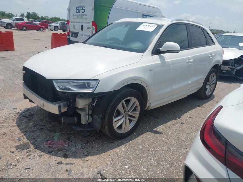 Vin: wa1bccfs4jr012461, lot: 45930597, audi q3 2.0t premium/2.0t sport premium 20182