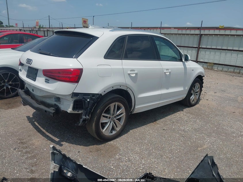 Vin: wa1bccfs4jr012461, lot: 45930597, audi q3 2.0t premium/2.0t sport premium 20184