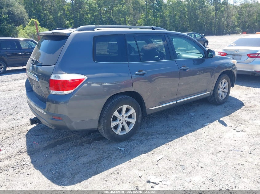 Vin: 5tdzk3eh8cs080988, lot: 45930620, toyota highlander se v6 20124