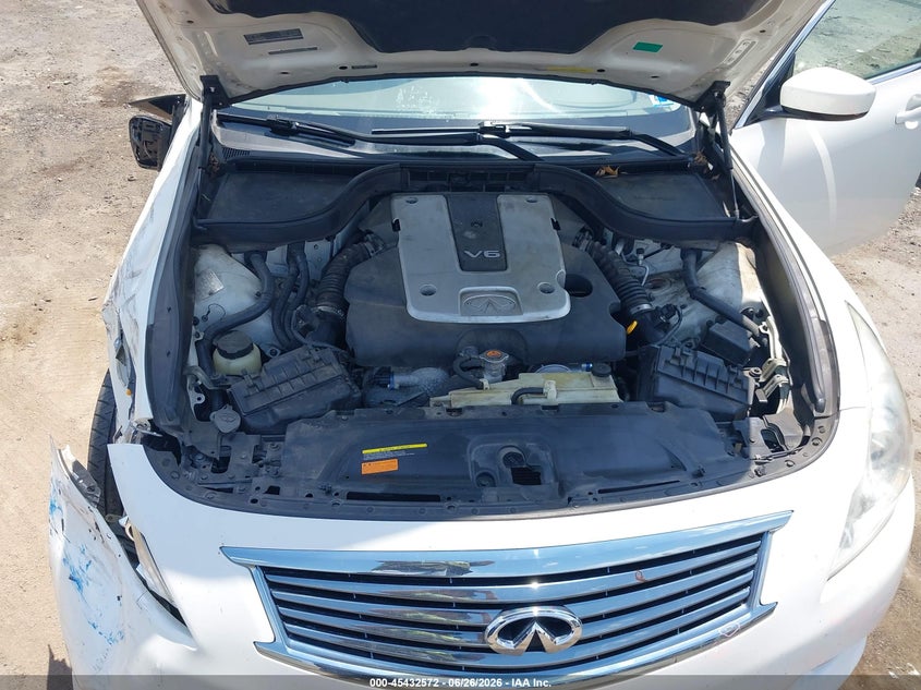2011 Infiniti G25X VIN: JN1DV6AR7BM651580 Lot: 45432572