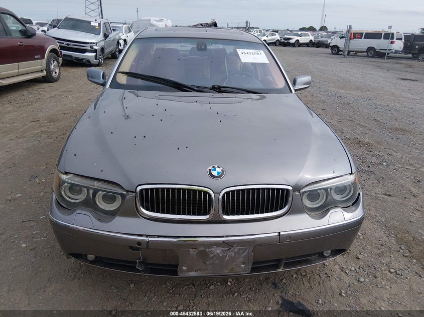 2004 BMW 745Li VIN: WBAGN63534DS55893 Lot: 45432583