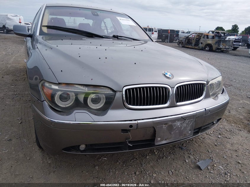 2004 BMW 745Li VIN: WBAGN63534DS55893 Lot: 45432583