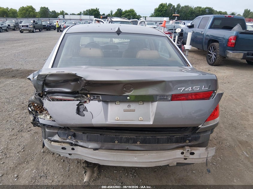 2004 BMW 745Li VIN: WBAGN63534DS55893 Lot: 45432583
