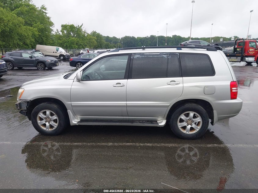 2003 Toyota Highlander V6 VIN: JTEHF21A030123656 Lot: 45432588