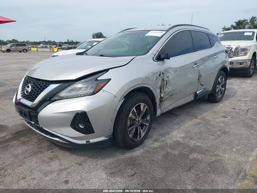 2021 Nissan Murano Sv Fwd 5N1AZ2BJ9MC105275 photo 1