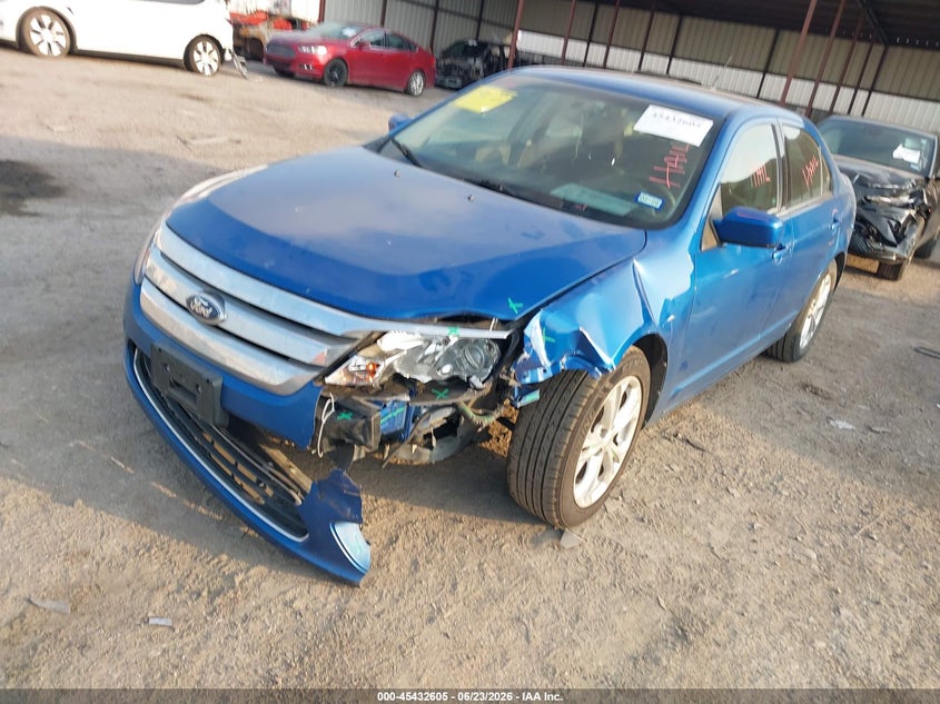 Vin: 3fahp0ha0cr246262, lot: 45930705, ford fusion se 20122