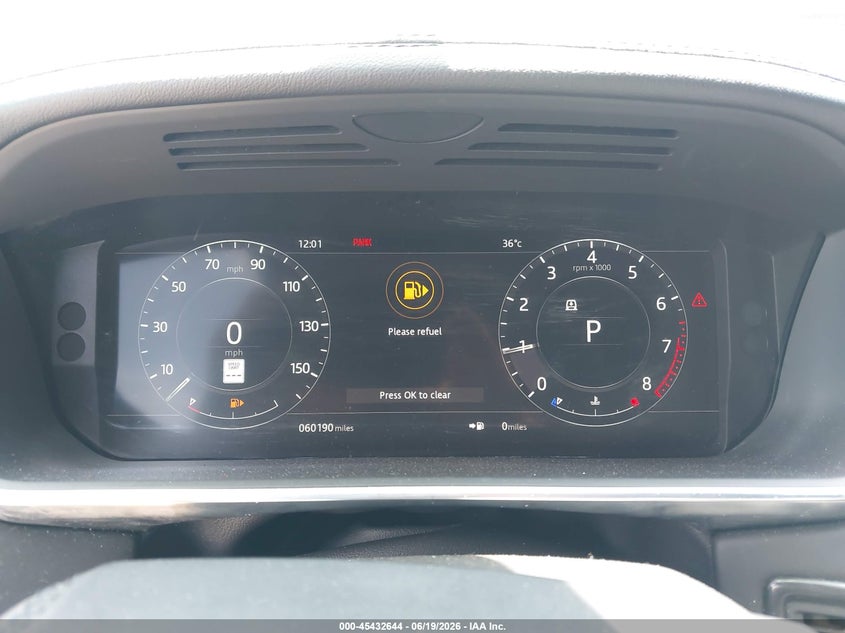 2019 LAND ROVER RANGE ROVER auction photo 7