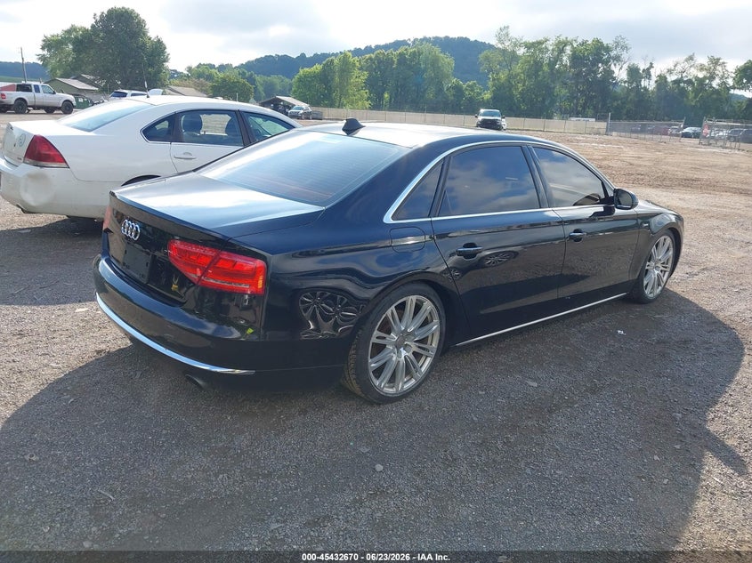 Vin: waurgafd1dn002509, lot: 45930770, audi a8 l 3.0t 20134