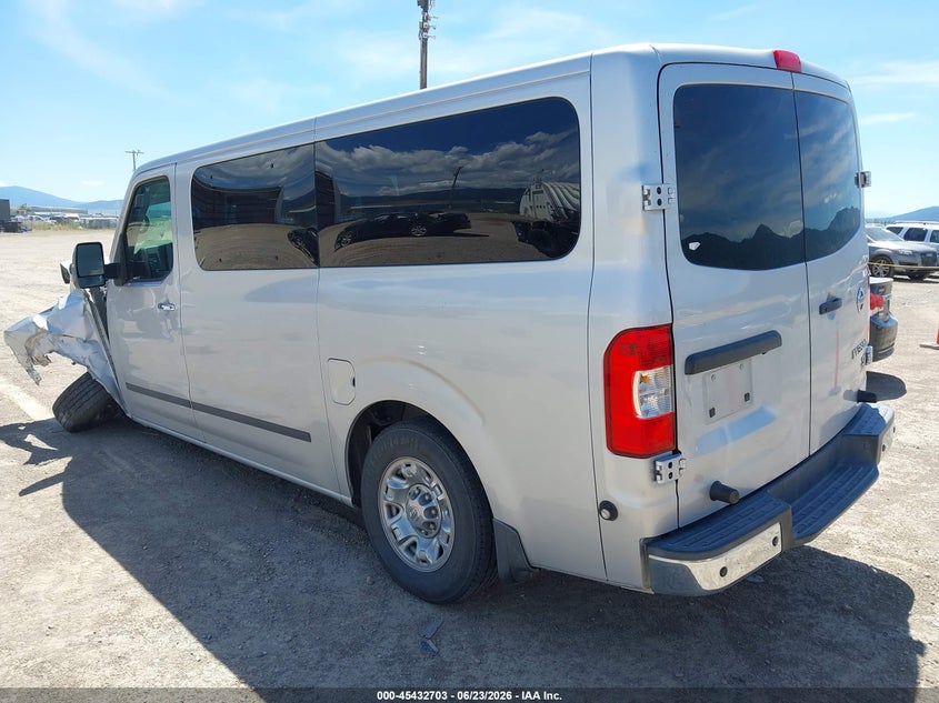 Vin: 5bzbf0aa2jn852286, lot: 45930803, nissan nv passenger nv3500 hd sv v6 20183